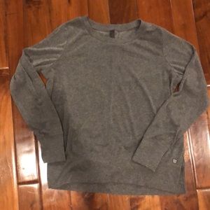 Gaiam Charcoal Ava Crewneck Sweatshirt